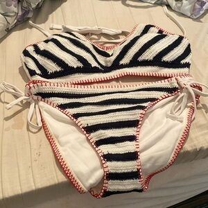 Xhilaration Americana striped bikini